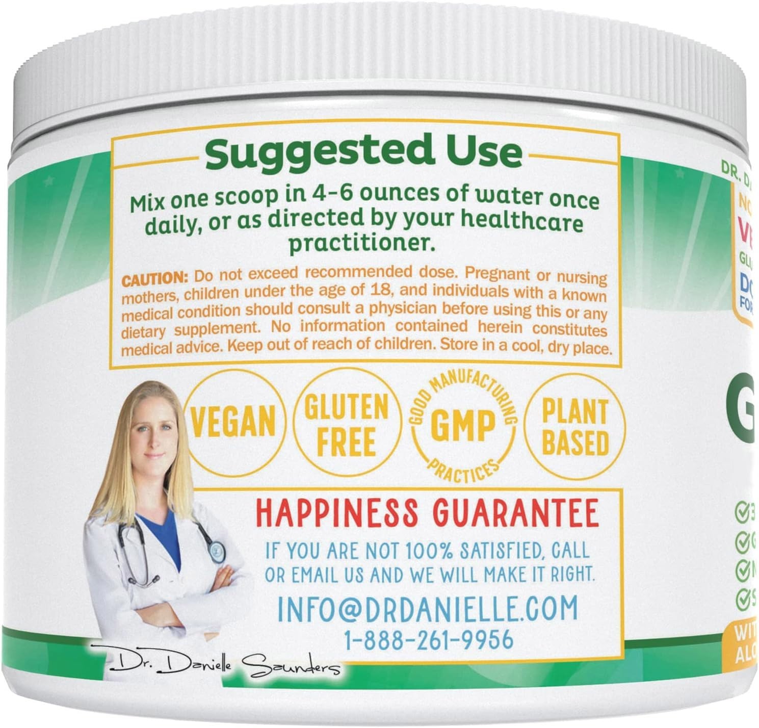 Leaky Gut Support Powder | L-Glutamine Gut Lining Digestive Drink Mix | Glute…