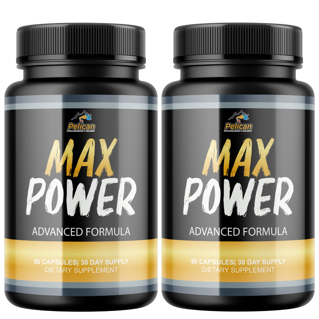 Max Power- Bodybuilding & Men’s Health Support- 2 Bottles- 180 Capsules