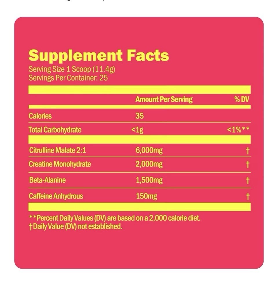 Oath Nutrition Pre-Workout Sport Melonade Stand 25 servings Best by:11/12/26