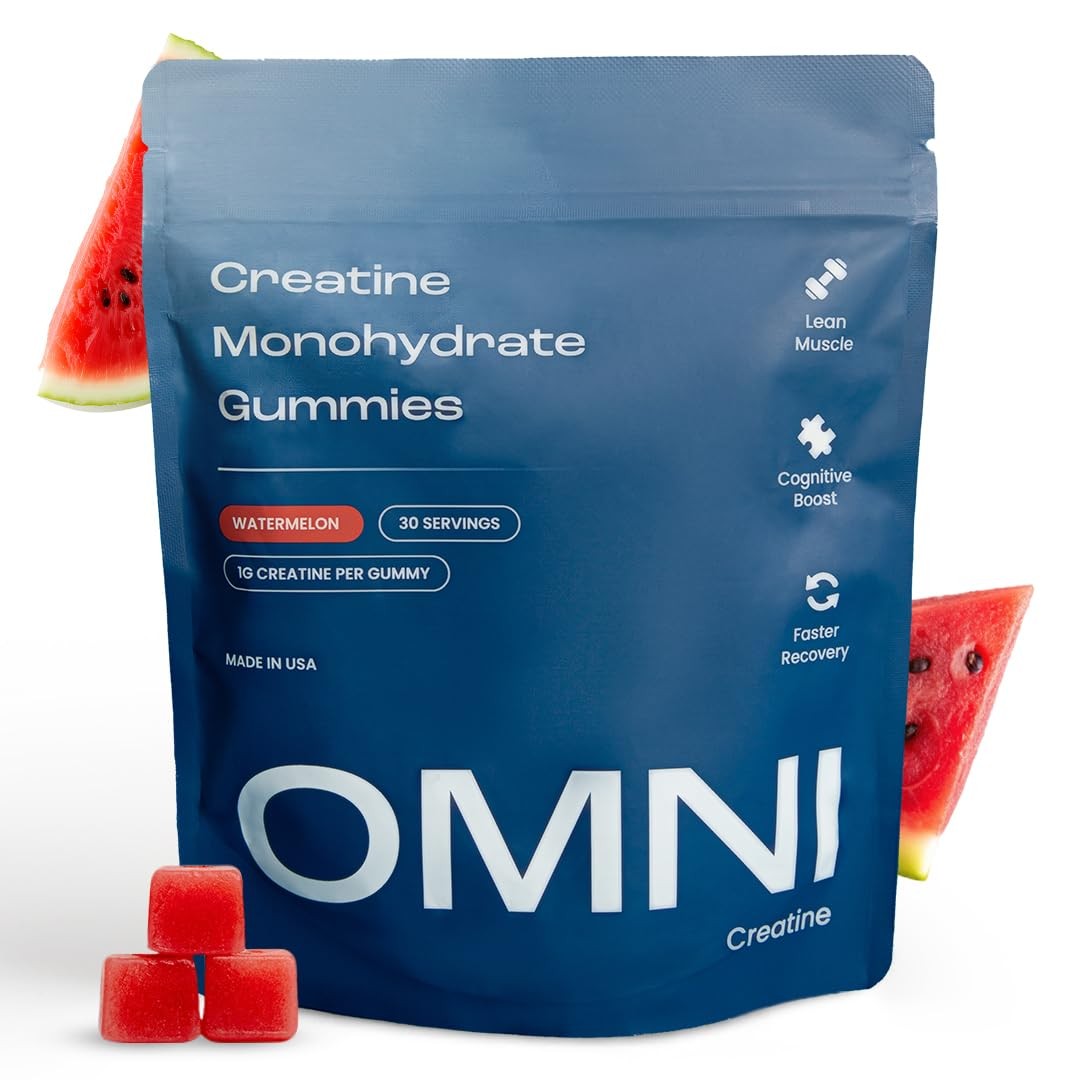 Creatine Monohydrate Gummies – Supports Muscle Growth, Recovery & Brain Funct…