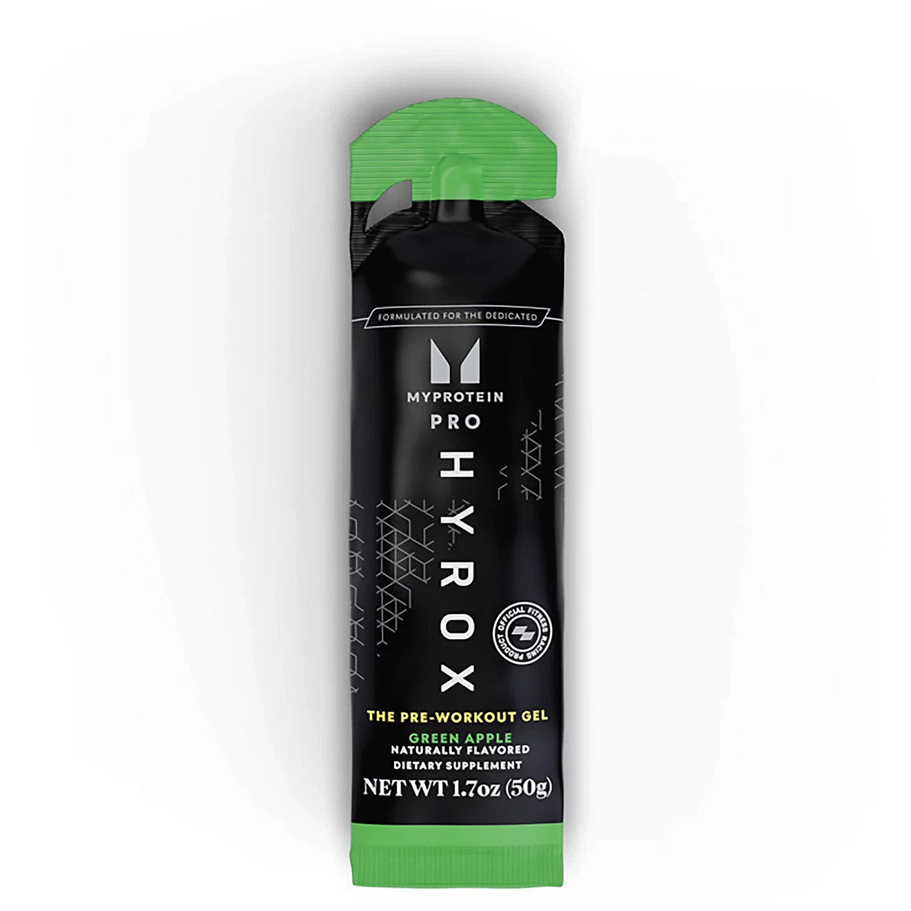 Myprotein HYROX 50g Pre Workout Gel Green Apple Lot of 5 Brand New Sealed 2026