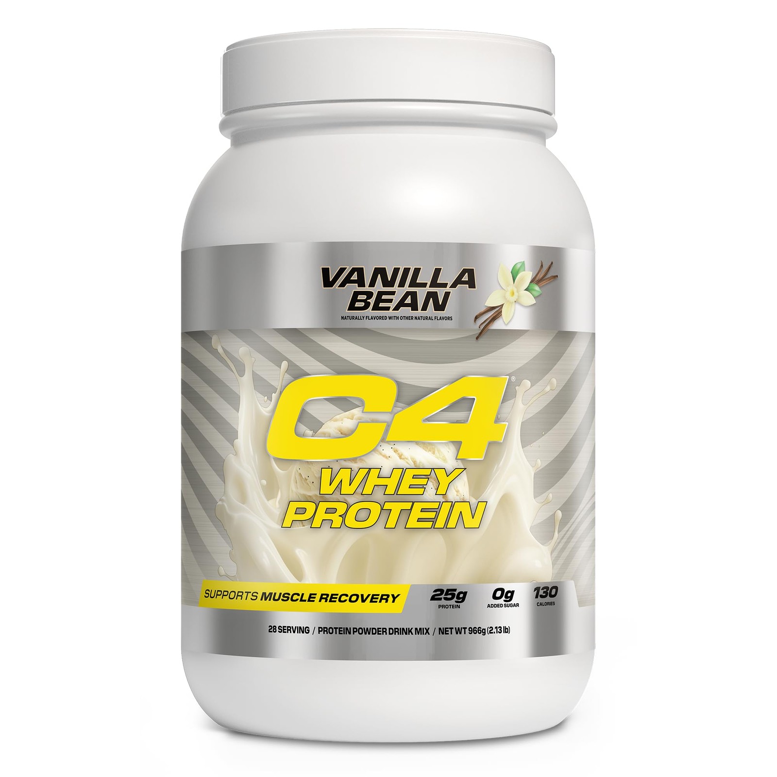 Cellucor C4 Whey Protein Powder Vanilla Bean – 25G Protein 0G Added Sugar 130