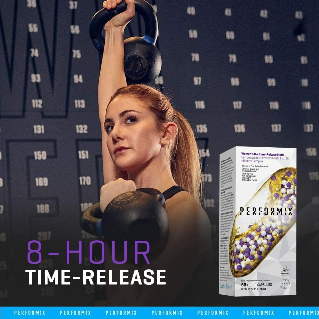 Performix Women’s 8 HR Time-Release Multi with Fish Oil ***STICKY CAP SALE***