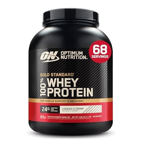 Gold Standard® 100% Whey, Cookies & Cream, 4.65 lb (2.11 kg)