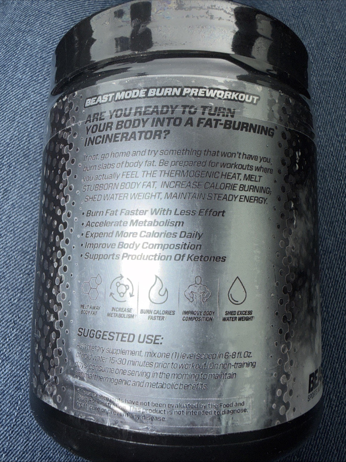 Kong Series Beast Mode Burn Peach Sangria, 7.94 oz (225 g) Exp: 12/26