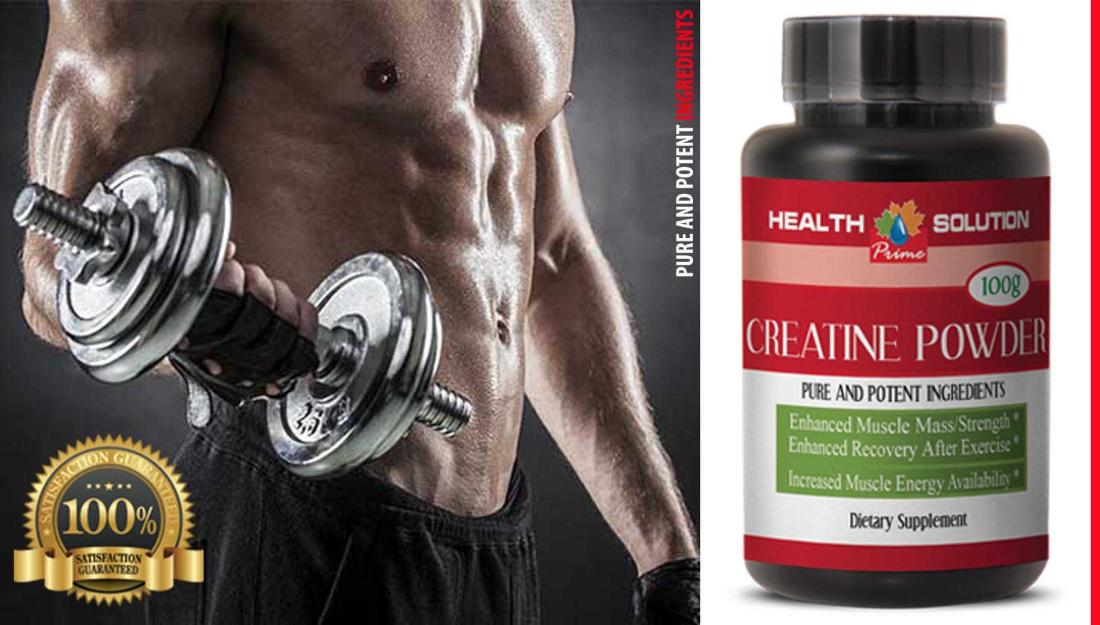 Boost Post-Workout Recovery – Creatine Powder 1000mg – Kre Alkalyn Powder 1B