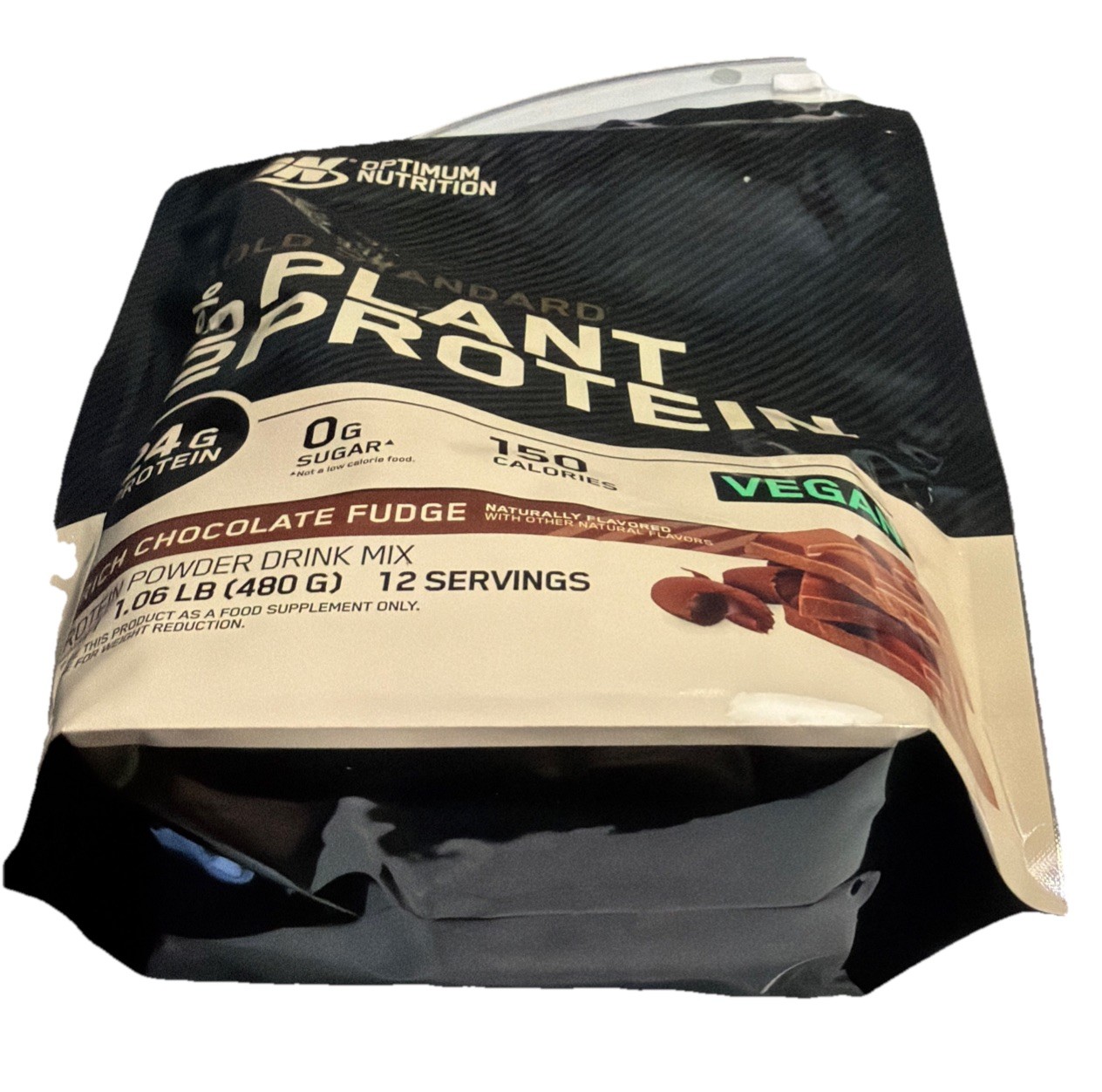 Optimum Nutrition Gold Standard Plant Protein Powder. Chocolate Fudge. Sealed.