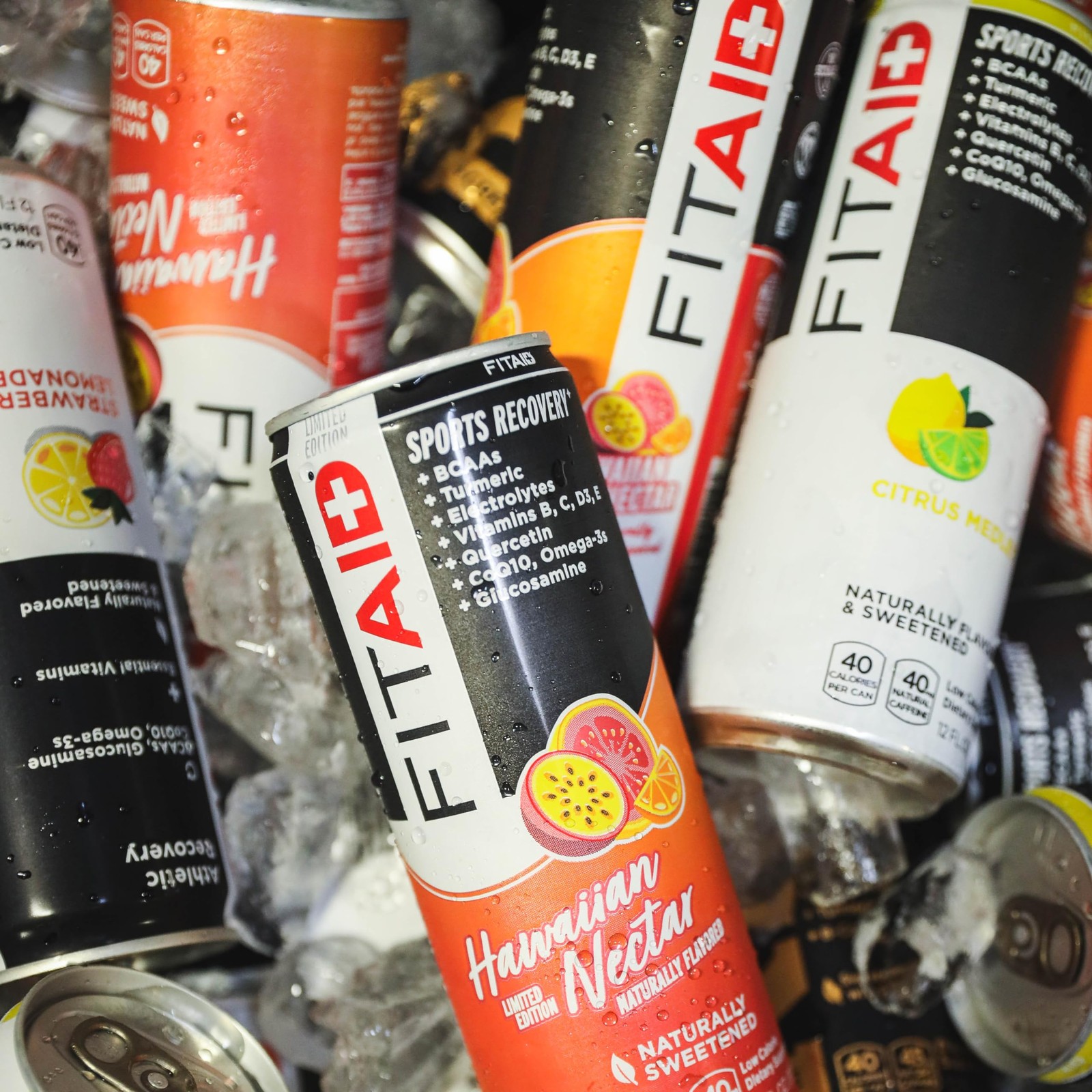 LIFEAID FITAID Recovery Blend, Variety Pack, BCAAs, Glucosamine, Electrolytes