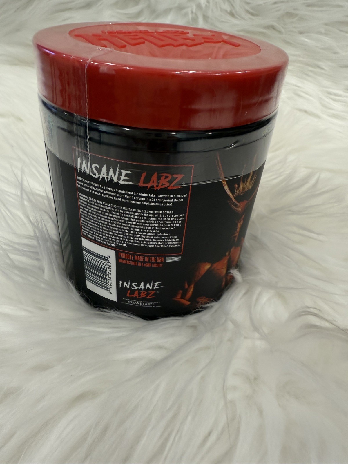 NEW! Insane Labz Hellboy Pre Workout Powder Fruit Punch 35 Servings Energy Focus