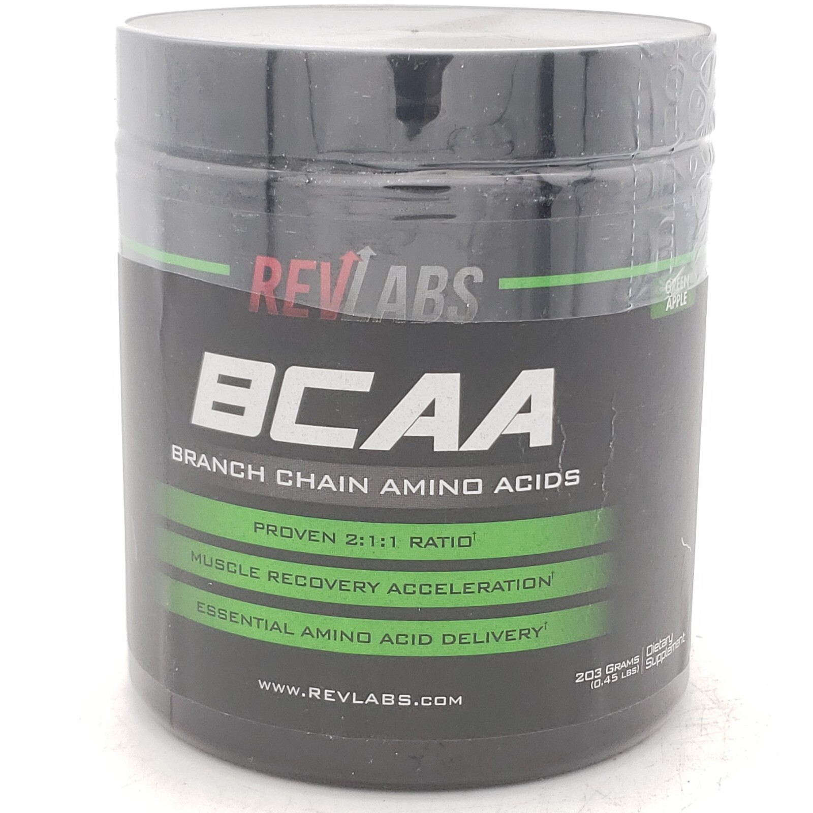 RevLabs BCAA 2:1:1 Green Apple Flavor 30 Servings
