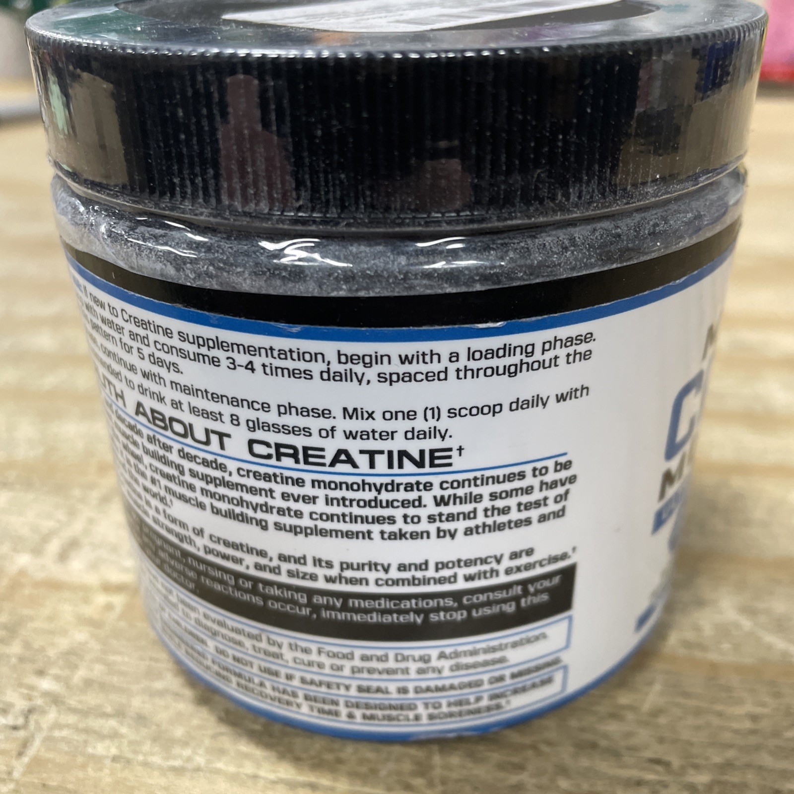 Sheer Strength Labs Micronized Creatine Monohydrate Powder Unflavored, 12/2024