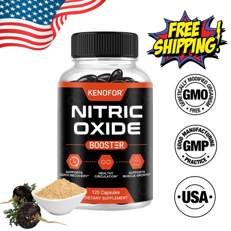 Nitric Oxide Booster 1500mg, L-Arginin & L-Citrulline, 30 To 120 Capsules