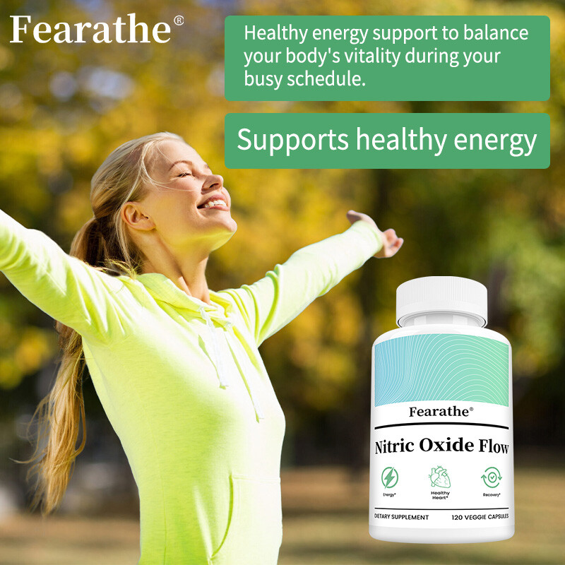 NITRIC OXIDE FLOW Nature Pure Blend L-Arginin Heart Circulation Blood Pressure