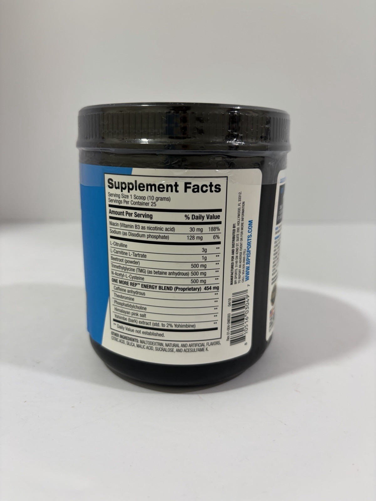 BPI Sports ONE MORE REP Berry Splash Legendary 1.M.R Perform – 25 Serv EXP: 5/27