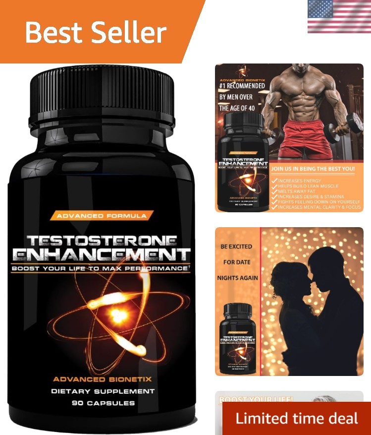90 Count Testosterone Booster – Elevate Performance, Mood & Muscle Mass Over 40