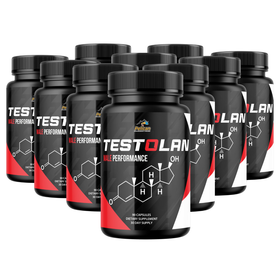 TESTOLAN- Bodybuilding & Men’s Health Support- 10 Bottles- 900 Capsules