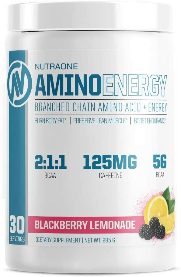 NutraOne Amino Energy BCAA 30SRV BCAA EAA Amino Acids Pre-Workout ON PICK FLAVOR