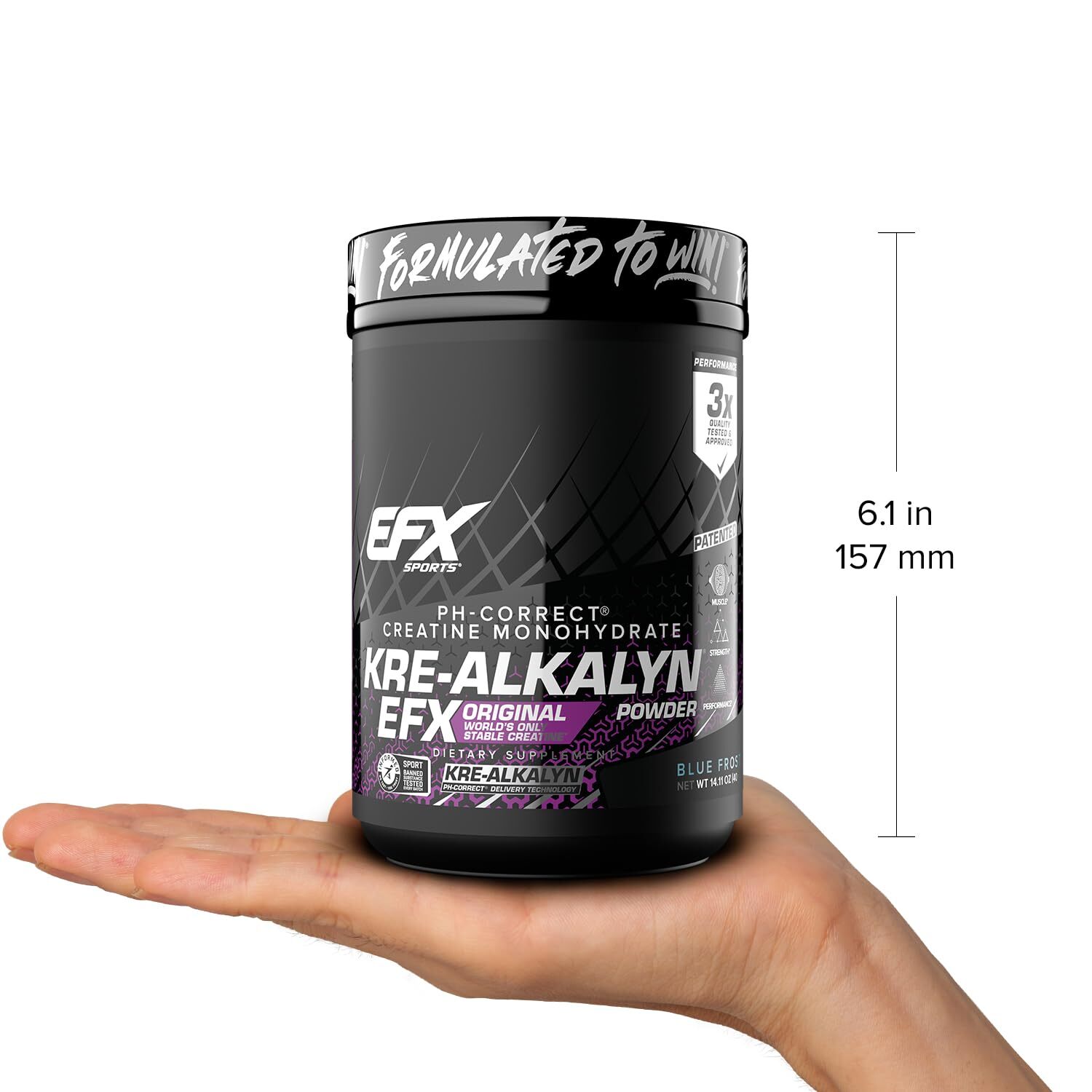 EFX Sports Kre-Alkalyn EFX Powder | pH Correct Creatine Monohydrate Powder Su…