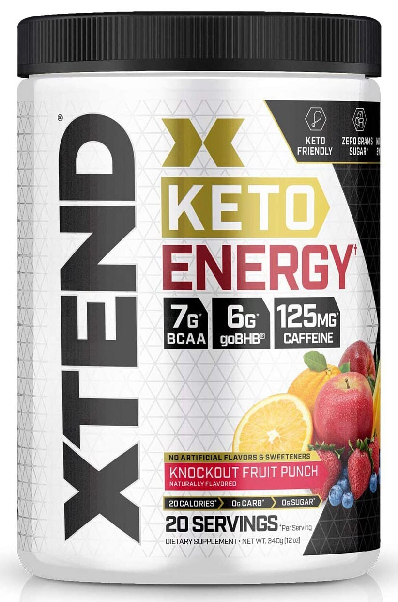 Xtend KETO – BCAA Keto Energy Supplement | goBHB | C4 | CELLUCOR FRUIT PUNCH