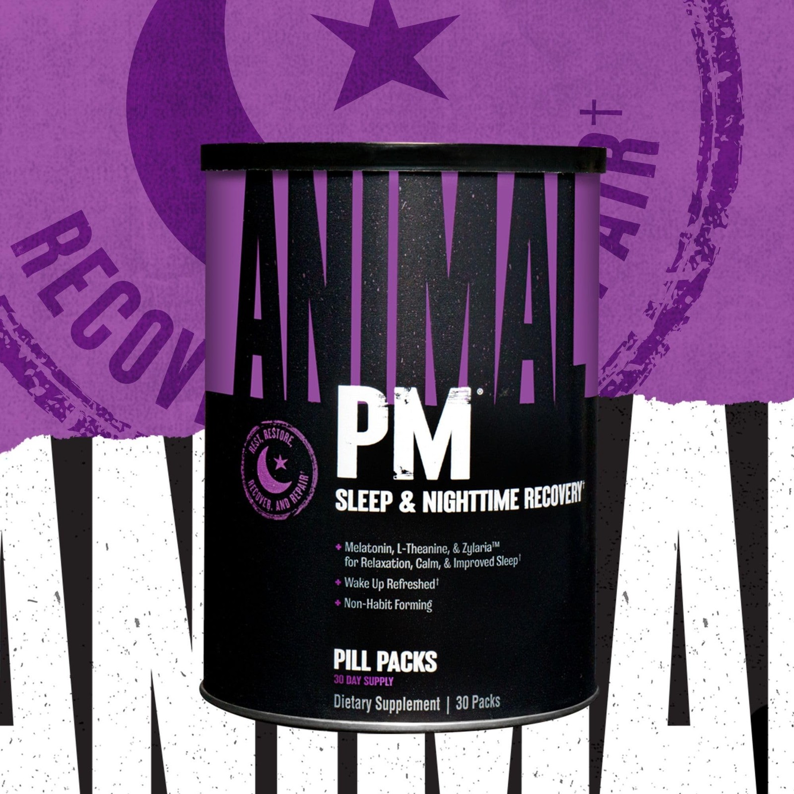 Animal PM – Sleep Aid for Adults Non-Habit Forming Relaxation Enhancer and Mo…