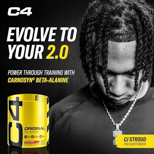 Original Pre Workout Powder 60 Servings Fruit Punch 150mg Caffeine