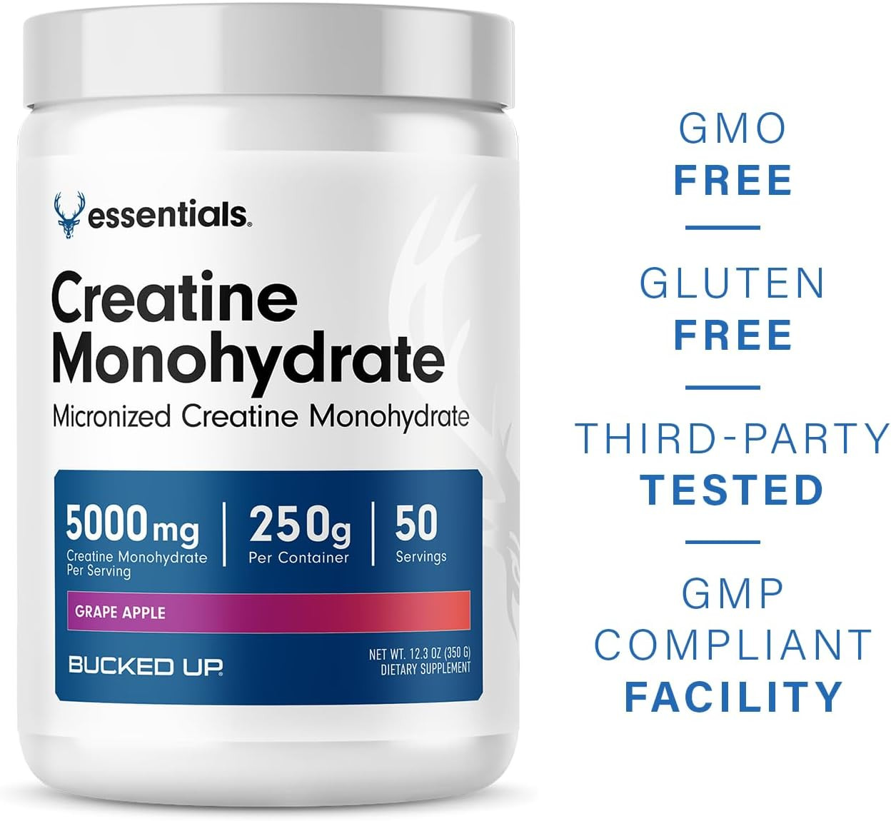 Grape Creatine for Women and Men – Easy to Mix Vegetarian – Flavored Creatine M