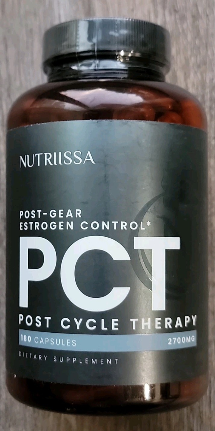 Nutriissa PCT Post Cycle Therapy Estrogen Control 2700mg, 180 Capsules, SEALED