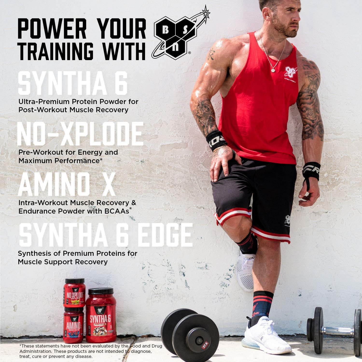 BSN N.O.-XPLODE Pre Workout Powder, Energy Supplement, Fruit Punch, 30 Servings