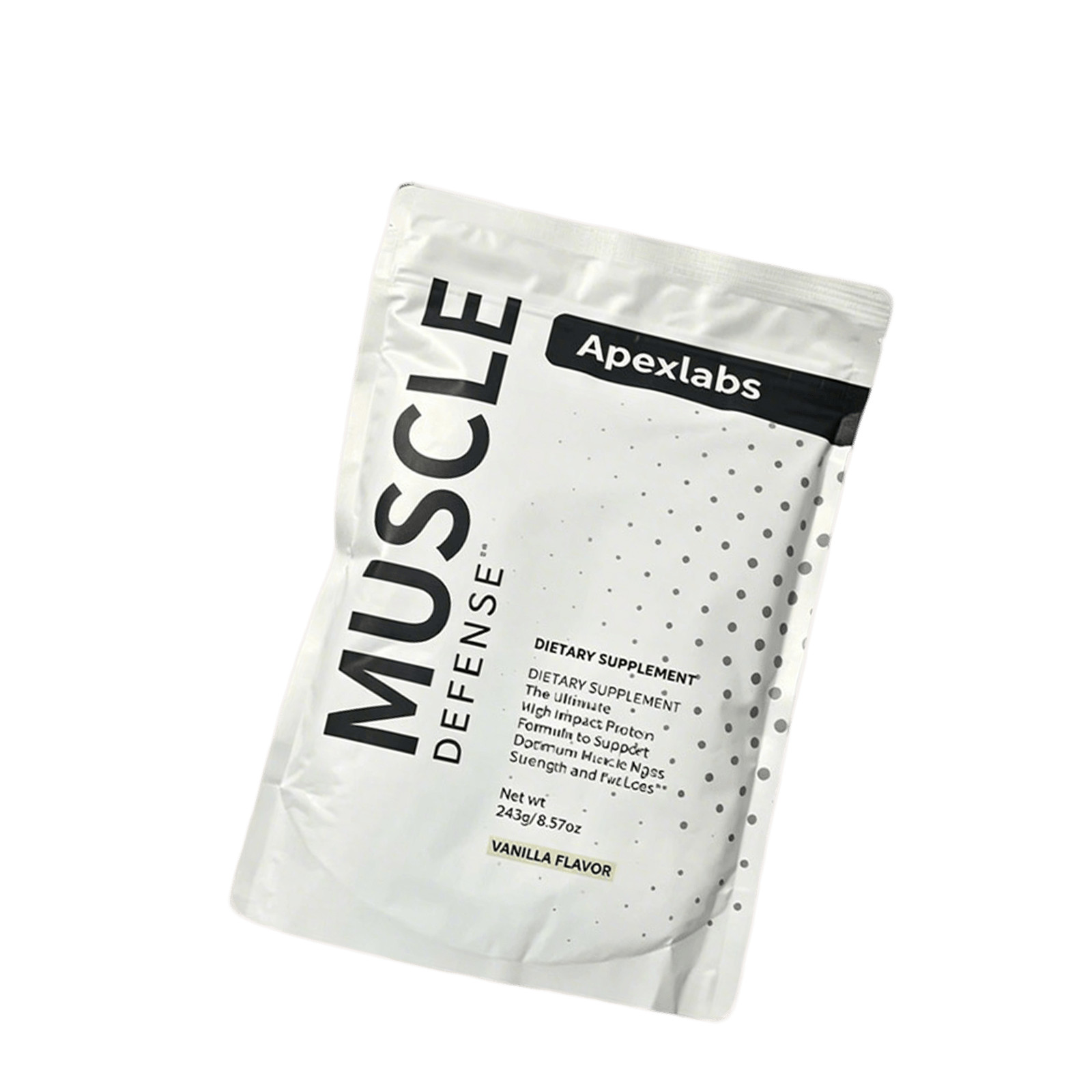 NEW ! Apex Labs Muscle Defense Dietary Supplement, Vanilla – 8.57 oz