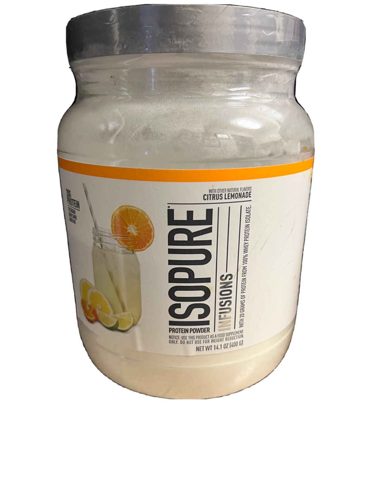 Nature’s Best – Isopure Infusions Protein Powder Citrus Lemonade – 14.1 oz.