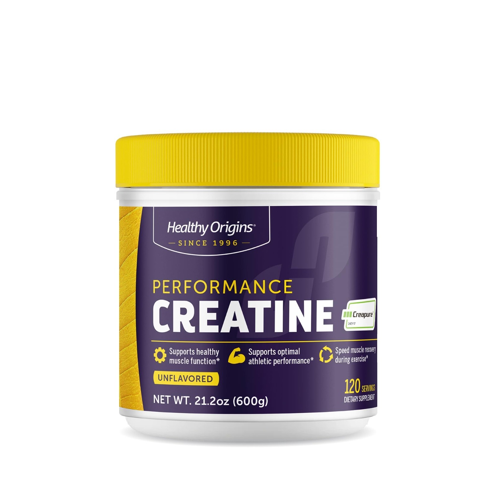 Pure Creatine Monohydrate Powder, 600g – Boost Energy & Muscle Growth, Vegan