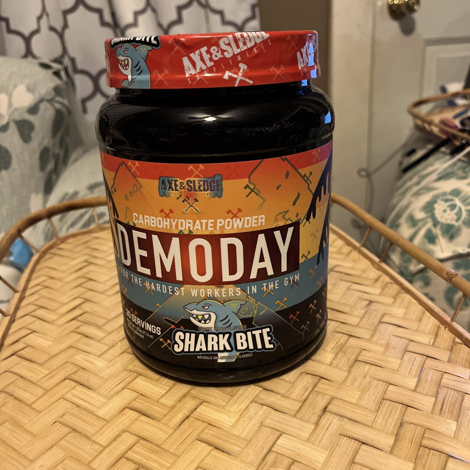 Axe & Sledge Demoday Carbohydrate Powder Orange Mango Flavor, 37oz Exp 05/26