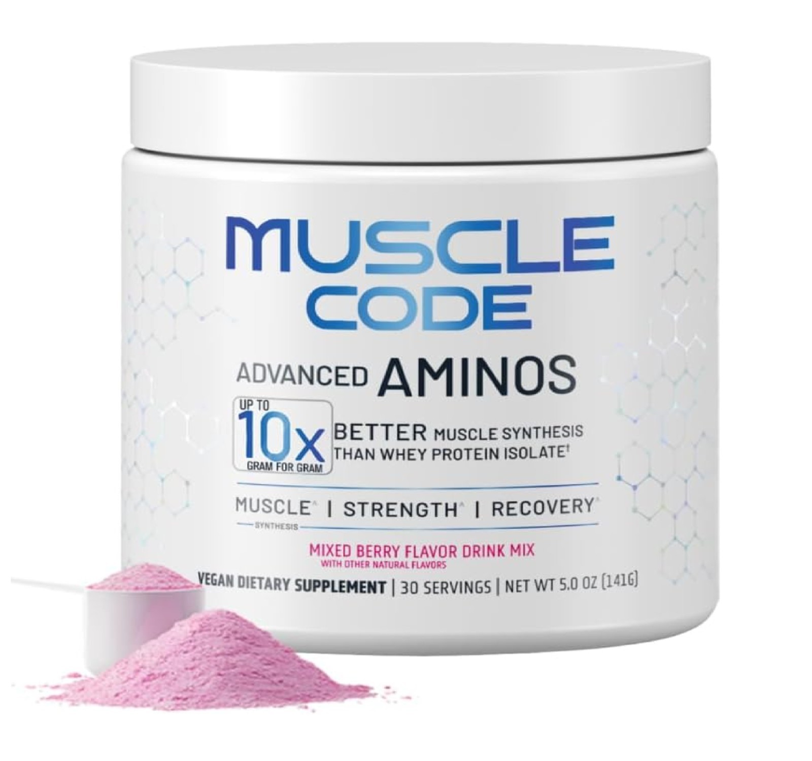 NAUTILUS Muscle Code Essential Amino Acid Powder Muscle Synthesis & Repair & Str