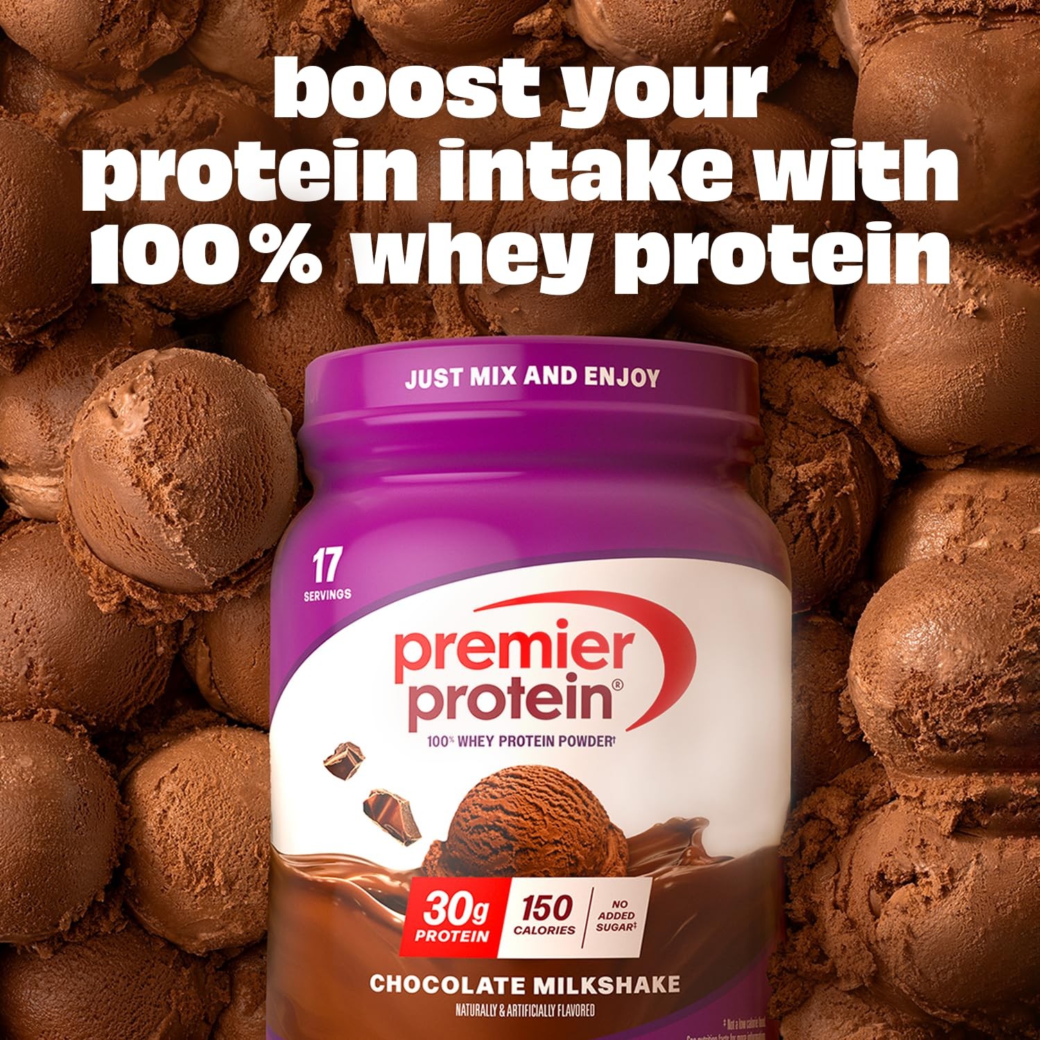 Premier Protein Powder, Chocolate Milkshake, 30g Protein, No Added Sugar, 100…