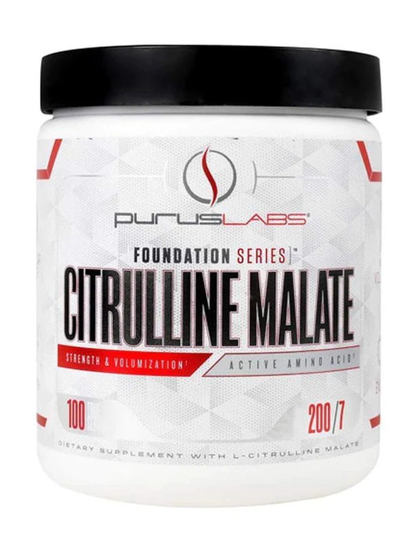 Purus Labs L-Citrulline Malate Powder – Strength & Volumization – 100 Servings