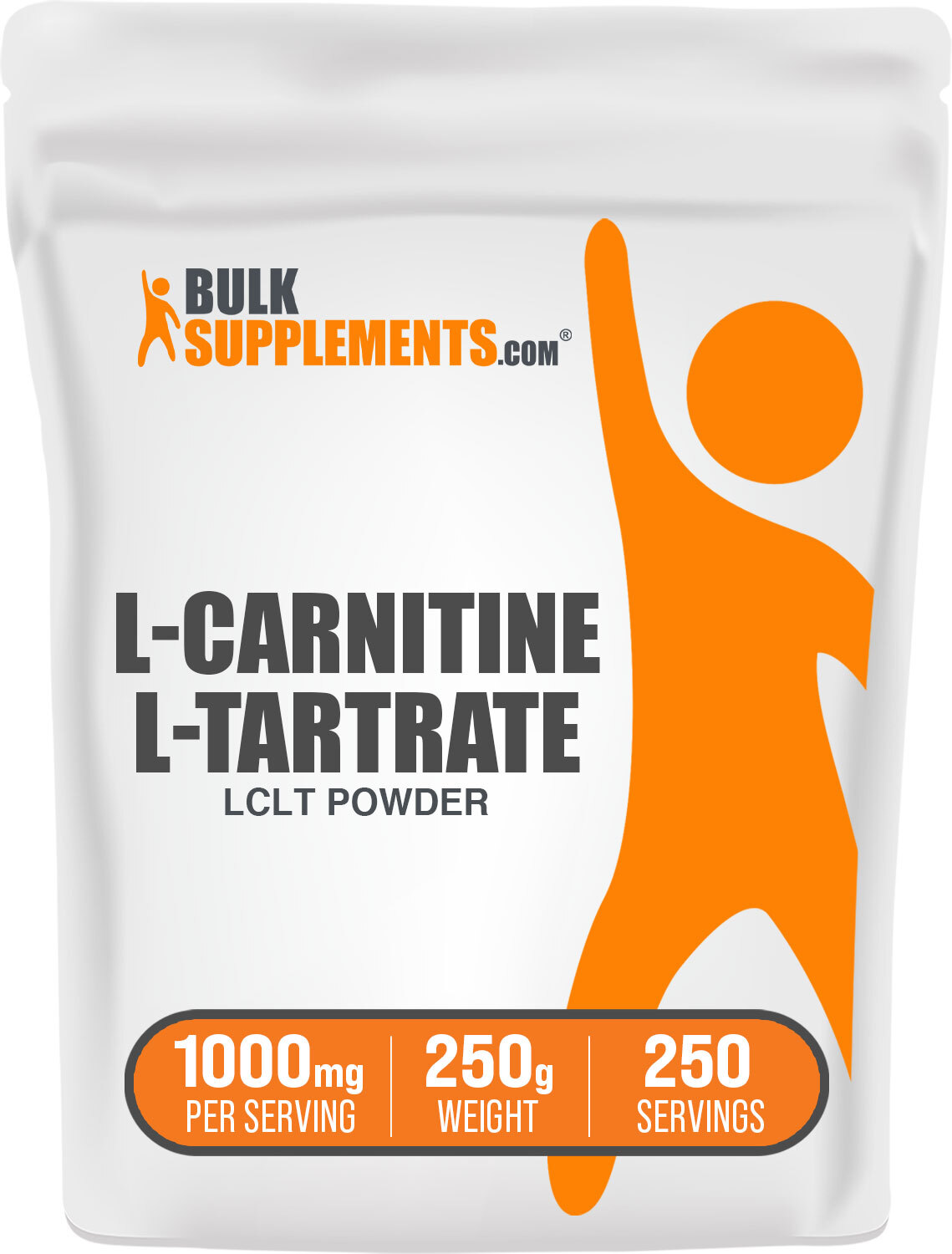 BulkSupplements L-Carnitine L-Tartrate (LCLT) Powder – 1000 mg Per Serving