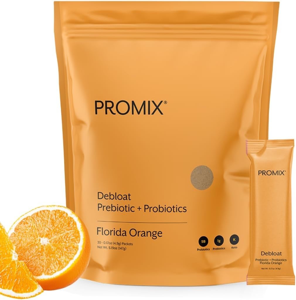 Promix Nutrition Debloat – Clinically-studied Prebiotic and Probiotic for Women