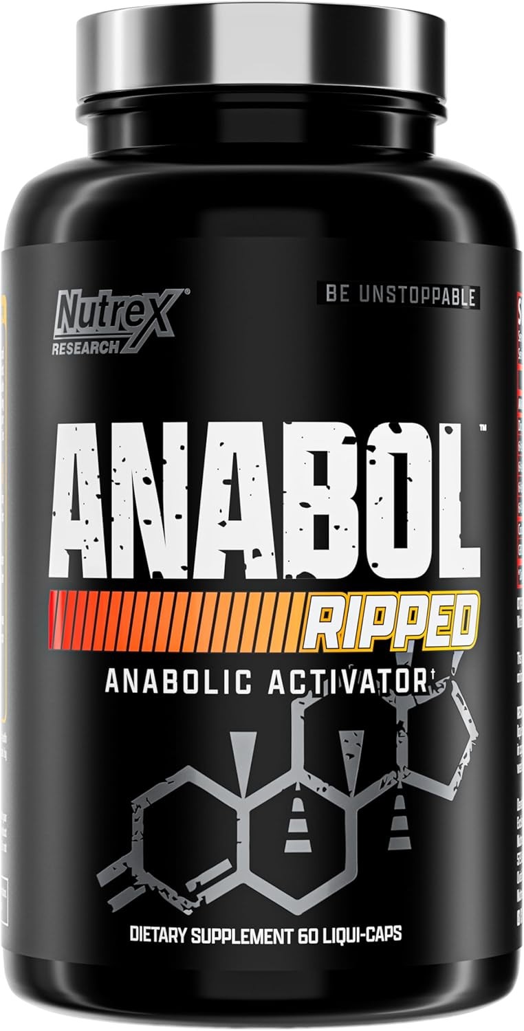 Nutrex Research Anabol Ripped Anabolic Muscle Builder 60 Count (Pack of 1)