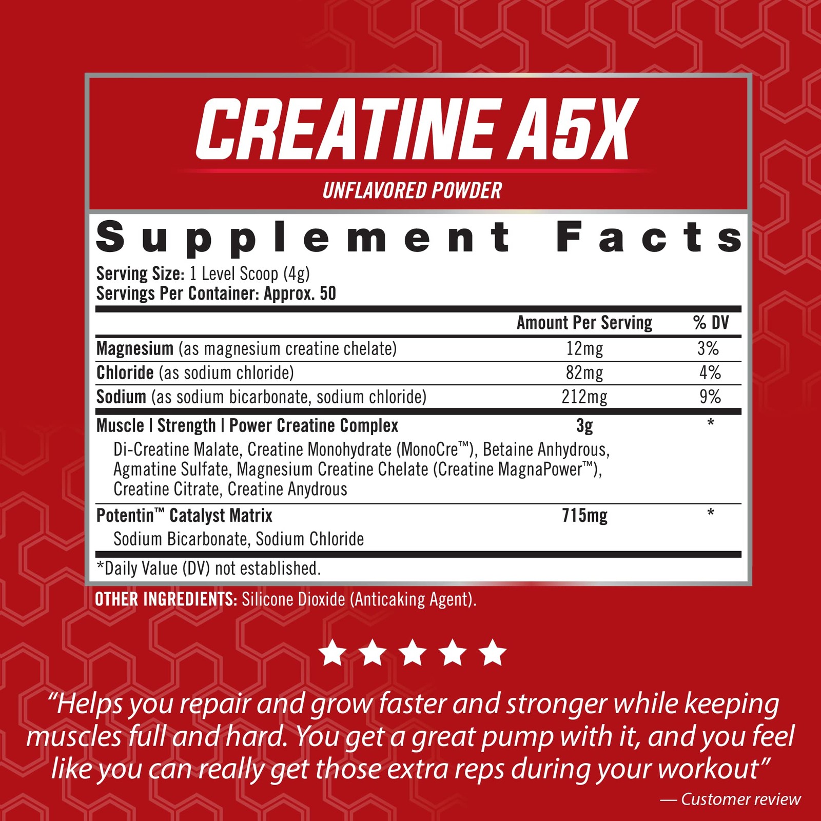 iSatori Creatine A5X with Creatine Monohydrate & Betaine Anhydrous for Muscle…