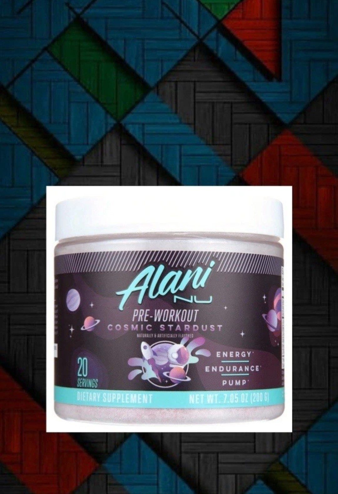 Alani Nu Pre-Workout Breezeberry 20 Servings 7.0 Oz /200g New & Sealed