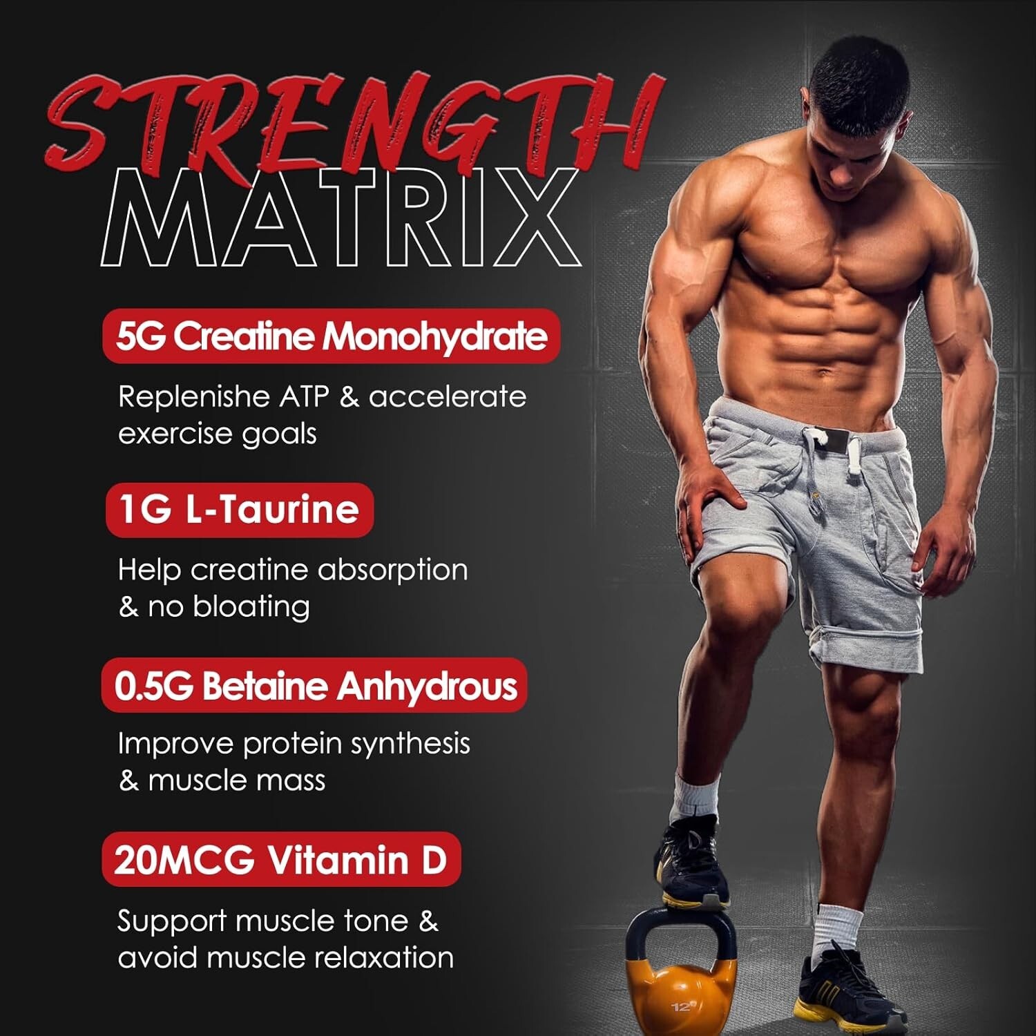 Premium Micronized Creatine Monohydrate Powder – 75 Servings – Unflavored