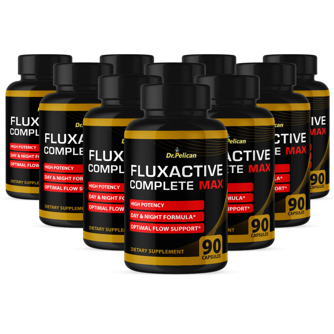 Fluxactive Complete MAX- Bodybuilding & Weight Support-10 Bottles- 900 Capsules