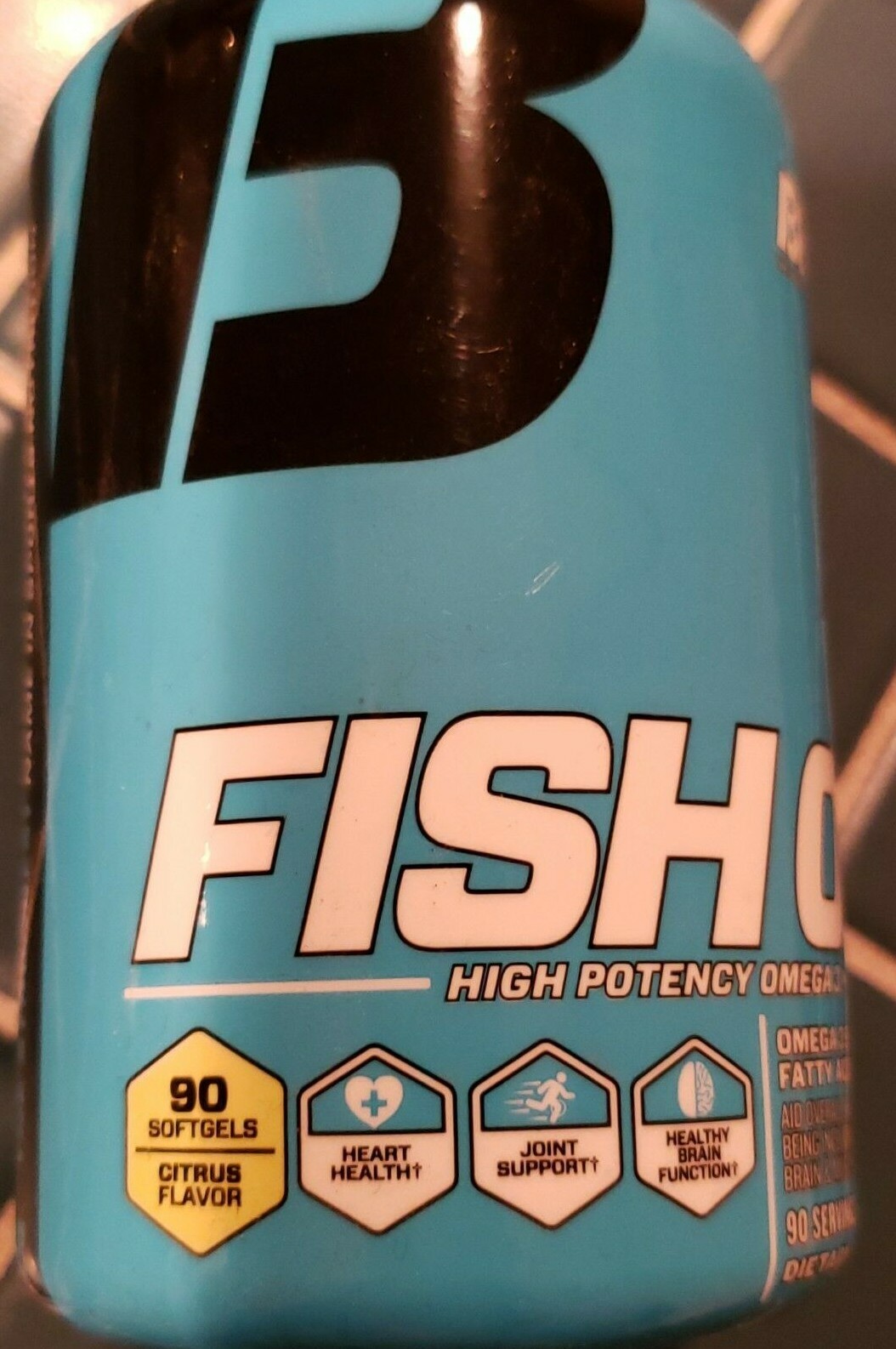 BEAST Sports – FISH OIL High Potency Omega 3 – CITRUS 90 Softgels – Exp 7/2025