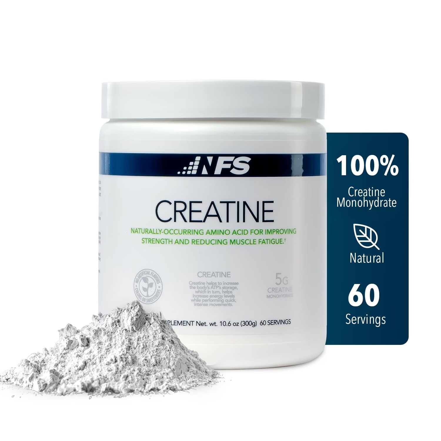 Micronized Creatine Monohydrate Powder, Unflavored, 30 Servings, 150G