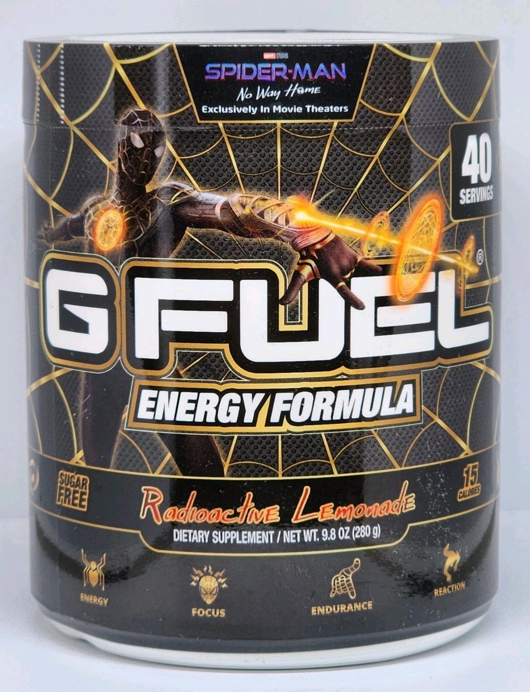 G Fuel Energy Formula RadioActive Lemonade 40 Servings Sugar Free New Sealed