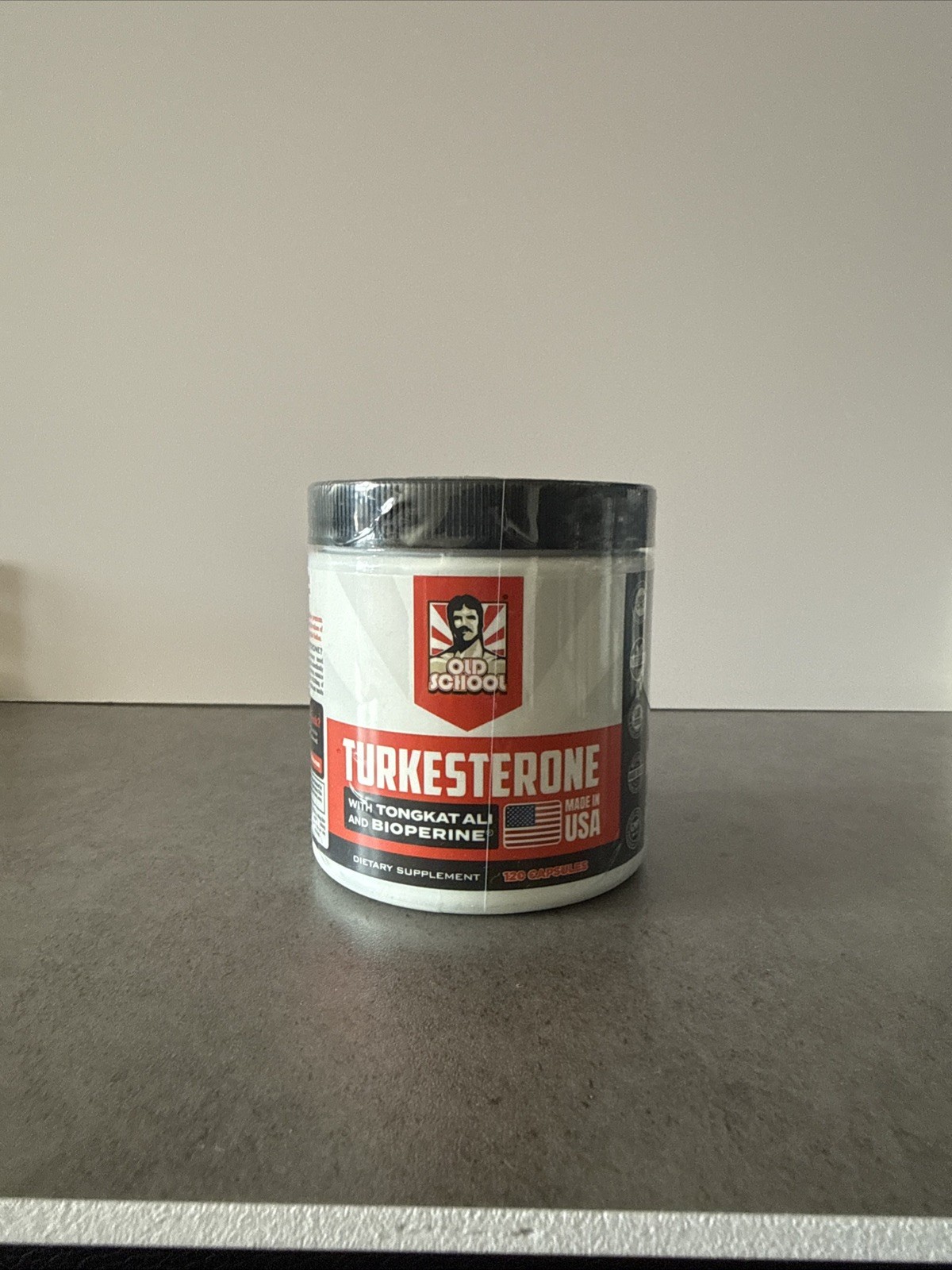 Old School Turkesterone, Tongkt Ali, Bioperine Capsules, 120 Count