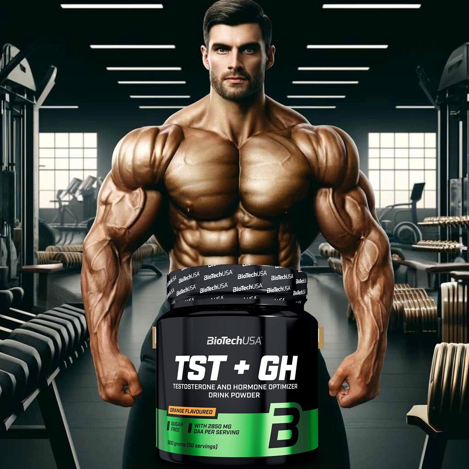 BIOTECH USA Testosterone Booster & Hormone Optimizer -Maximize Muscle Mass Gains