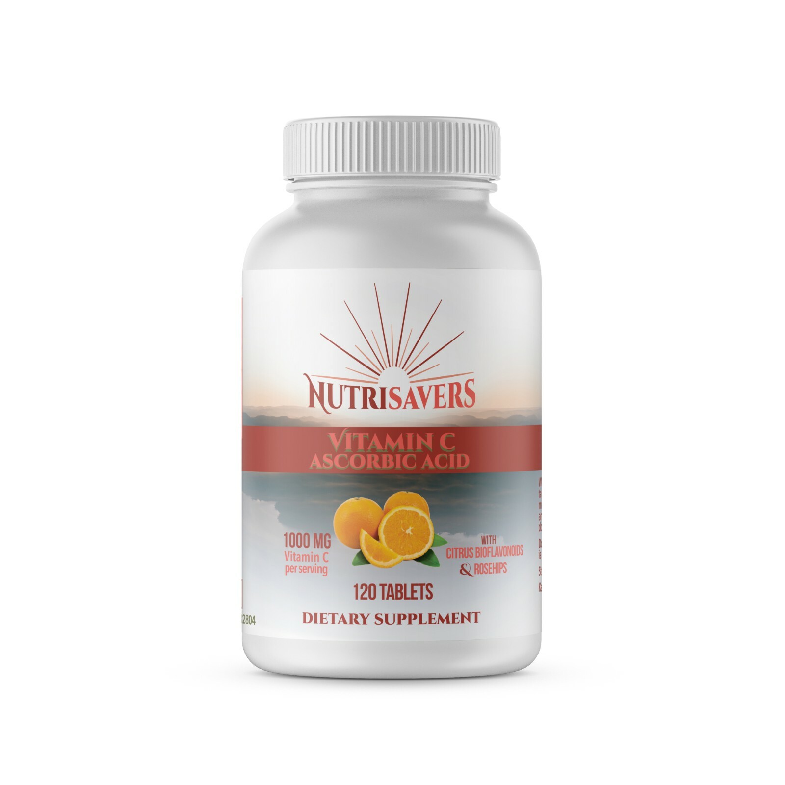 Nutrisavers Vitamin C Ascorbic Acid 1000 MG -High Absorption Dietary Supplement