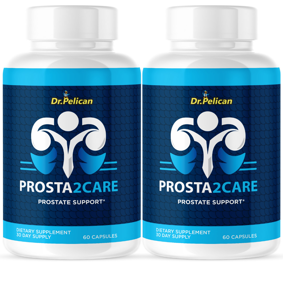 Prosta2Care- Prostate Support- 2 Bottles- 120 Capsules