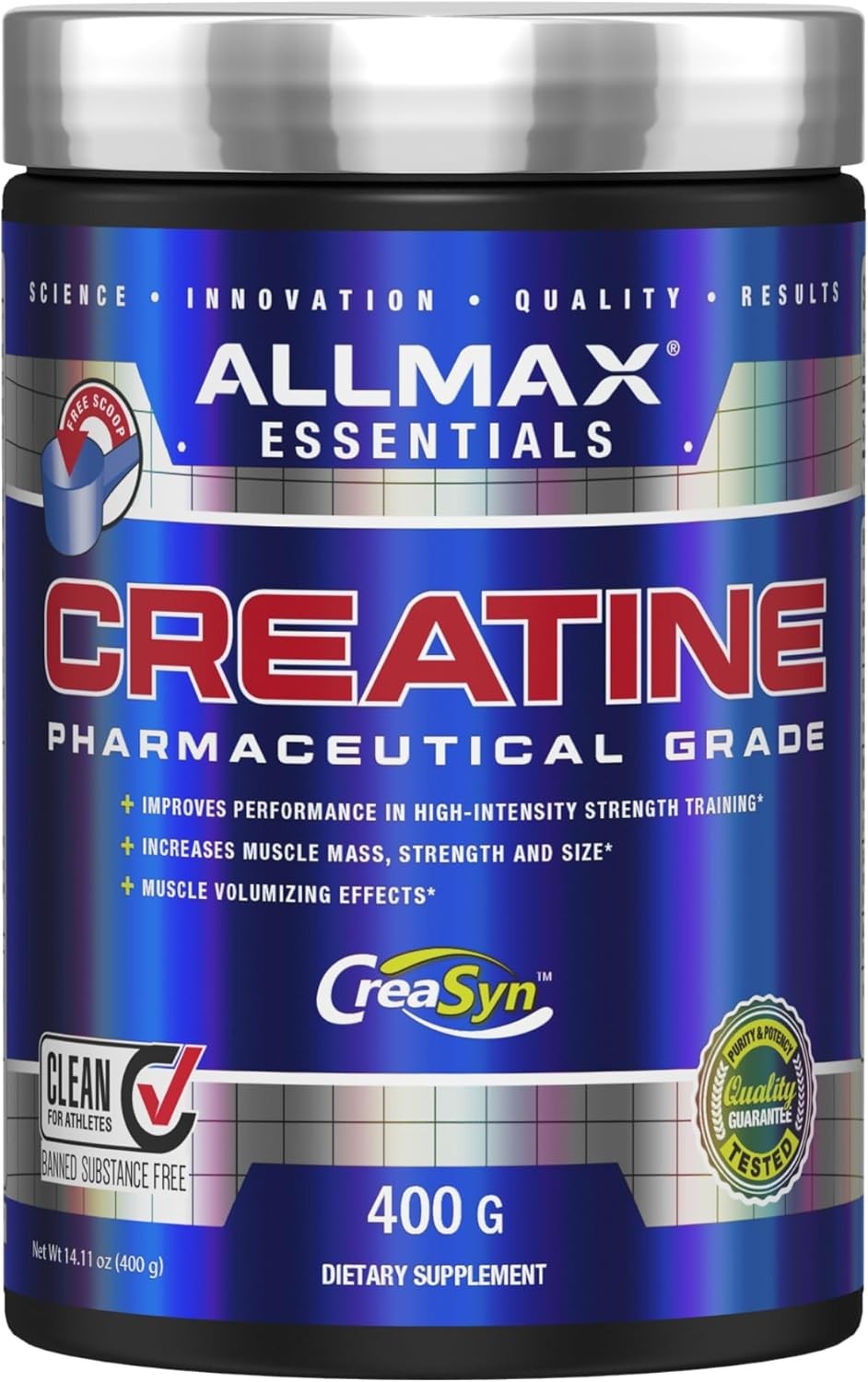 ALLMAX Nutrition – Creatine Monohydrate, Micronized 80 Servings (Pack of 1)